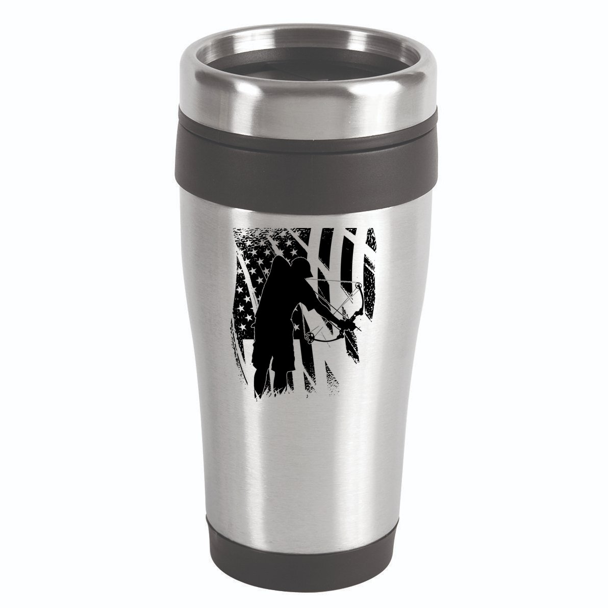 Bowfishing Americana 16oz Travel Tumbler