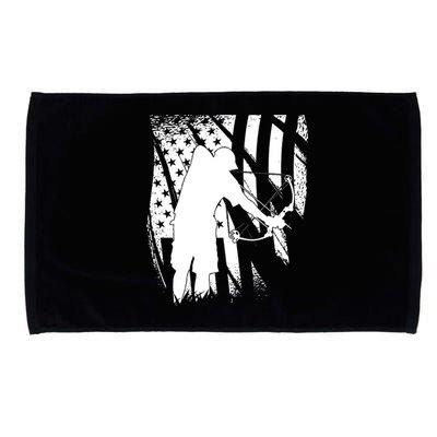 Bowfishing Americana Microfiber Hand Towel