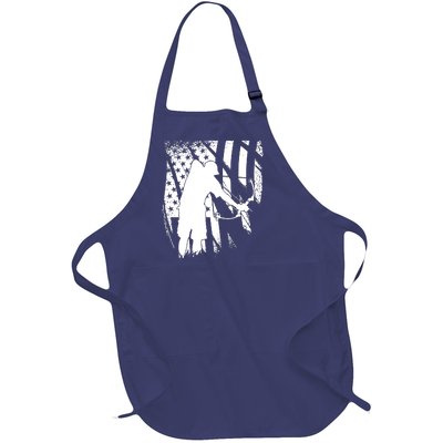 Bowfishing Americana Full-Length Apron With Pockets