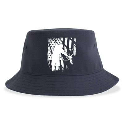 Bowfishing Americana Sustainable Bucket Hat