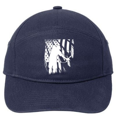 Bowfishing Americana 7-Panel Snapback Hat