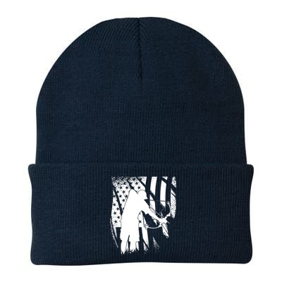 Bowfishing Americana Knit Cap Winter Beanie