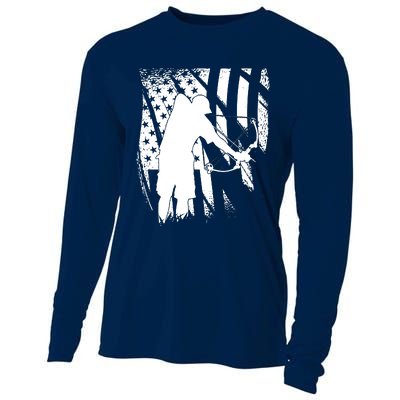 Bowfishing Americana Cooling Performance Long Sleeve Crew