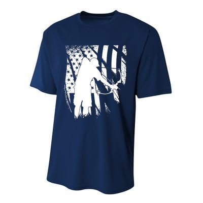 Bowfishing Americana Performance Sprint T-Shirt