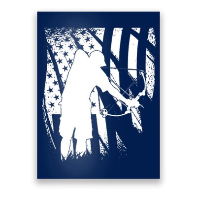 Bowfishing Americana Poster