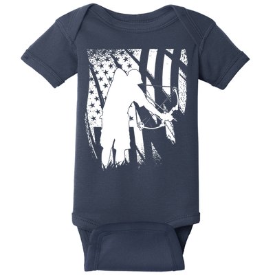 Bowfishing Americana Baby Bodysuit