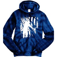 Bowfishing Americana Tie Dye Hoodie