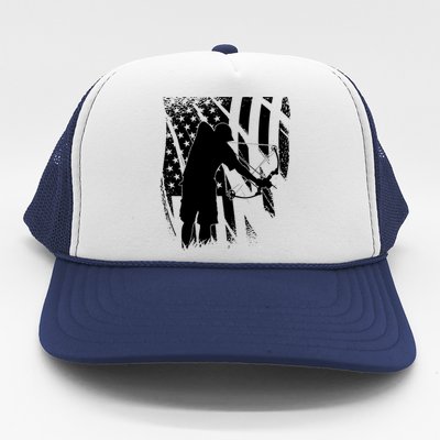 Bowfishing Americana Trucker Hat