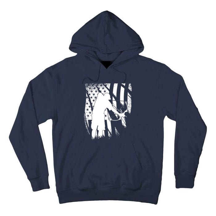 Bowfishing Americana Tall Hoodie