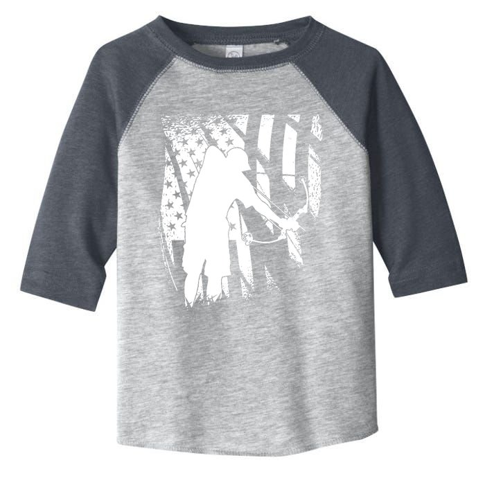 Bowfishing Americana Toddler Fine Jersey T-Shirt