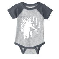 Bowfishing Americana Infant Baby Jersey Bodysuit