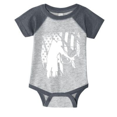 Bowfishing Americana Infant Baby Jersey Bodysuit