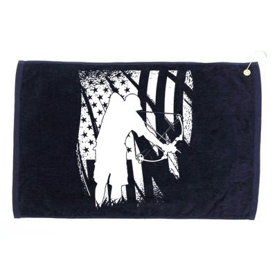 Bowfishing Americana Grommeted Golf Towel