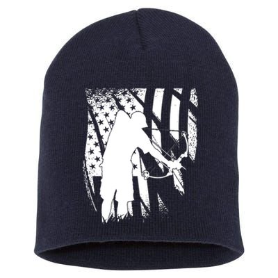 Bowfishing Americana Short Acrylic Beanie