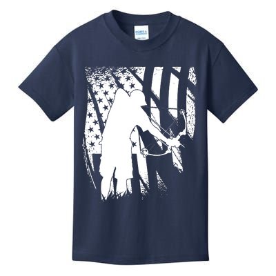 Bowfishing Americana Kids T-Shirt