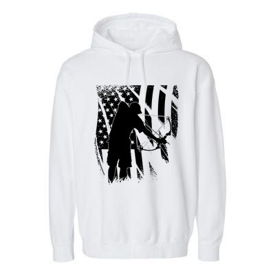 Bowfishing Americana Garment-Dyed Fleece Hoodie