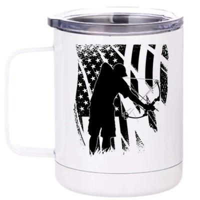 Bowfishing Americana 12 oz Stainless Steel Tumbler Cup