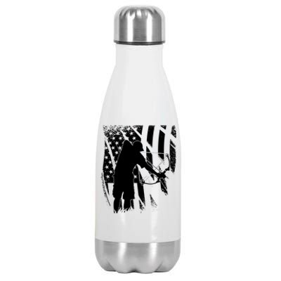 Bowfishing Americana Stainless Steel Insulated Water Bottle