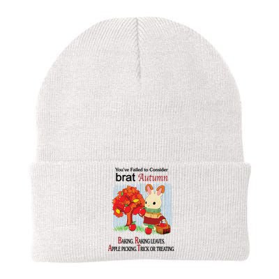 Brat Autumn Knit Cap Winter Beanie