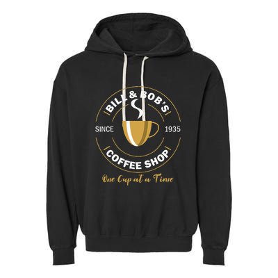 Bill And Bobs Coffee Shop Aa Recovery Garment-Dyed Fleece Hoodie