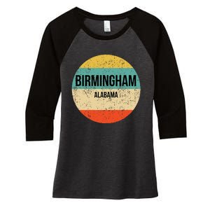 Birmingham Alabama Birmingham Women's Tri-Blend 3/4-Sleeve Raglan Shirt