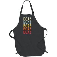 Boaz Alabama Boaz Al Retro Vintage Text Full-Length Apron With Pockets