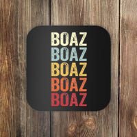 Boaz Alabama Boaz Al Retro Vintage Text Coaster