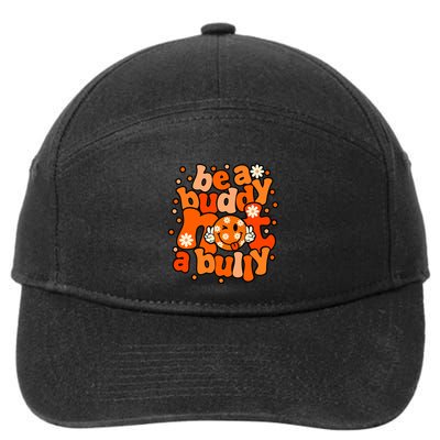 Be A Buddy Not A Bully Unity Day Orange Anti Bullying 7-Panel Snapback Hat