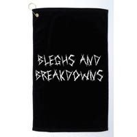 Bleghs And Breakdowns Funny Metalcore Vocalist Deathcore Golf Towel