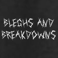 Bleghs And Breakdowns Funny Metalcore Vocalist Deathcore Golf Towel