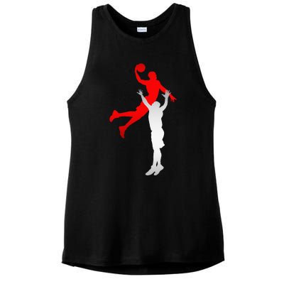 Basketball Apparel Basketball Ladies PosiCharge Tri-Blend Wicking Tank