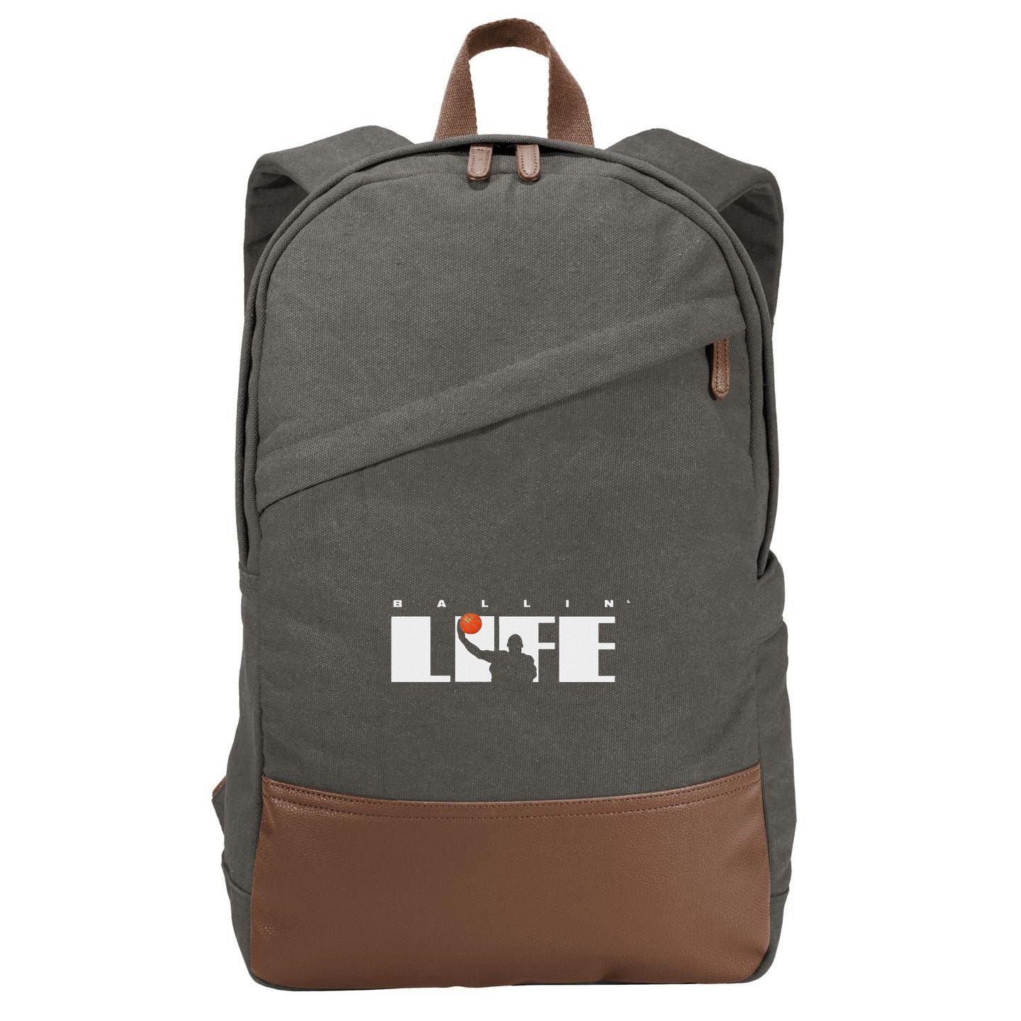 Basketball Apparel Basketball Cotton Canvas Backpack