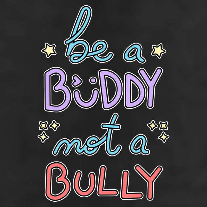 Be A Buddy Not A Bully Anti Bullying 7 Panel Mesh Trucker Snapback Hat