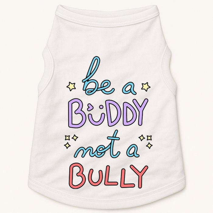 Be A Buddy Not A Bully Anti Bullying Doggie Tank