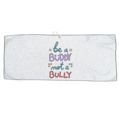Be A Buddy Not A Bully Anti Bullying Large Microfiber Waffle Golf Towel
