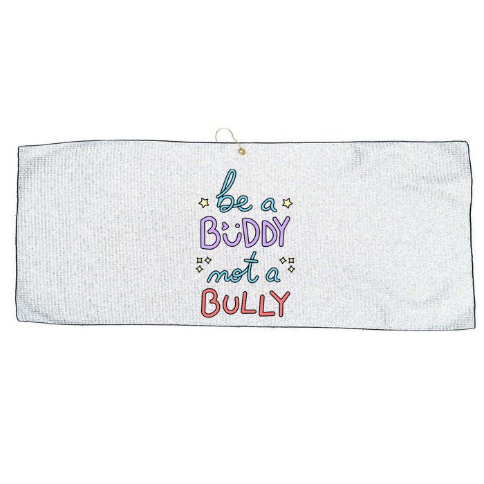 Be A Buddy Not A Bully Anti Bullying Large Microfiber Waffle Golf Towel