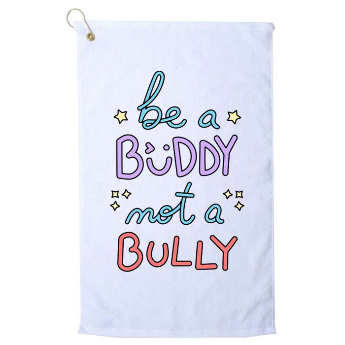 Be A Buddy Not A Bully Anti Bullying Golf Towel