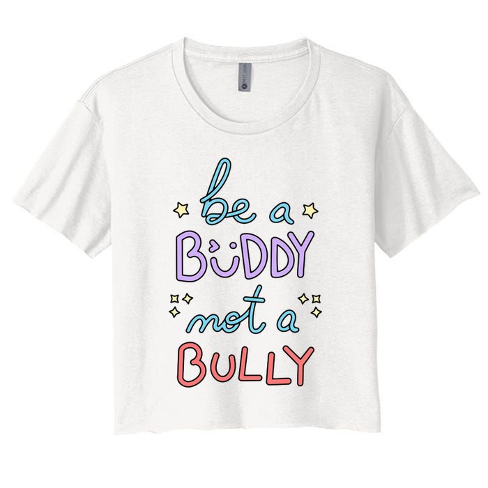 Be A Buddy Not A Bully Anti Bullying Crop Top