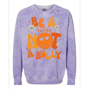 Be A Buddy Not A Bully Unity Day Anti Bullying Colorblast Crewneck Sweatshirt