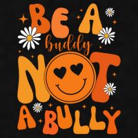 Be A Buddy Not A Bully Unity Day Anti Bullying Ladies PosiCharge Tri-Blend Wicking Tank