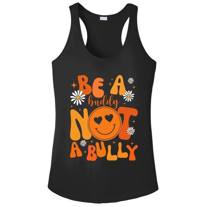 Be A Buddy Not A Bully Unity Day Anti Bullying Ladies PosiCharge Competitor Racerback Tank