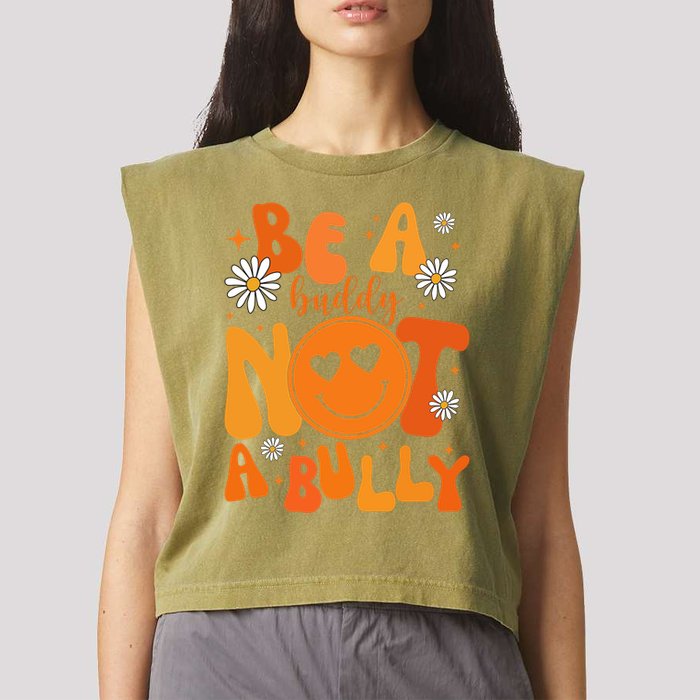 Be A Buddy Not A Bully Unity Day Anti Bullying Garment-Dyed Women's Muscle Tee