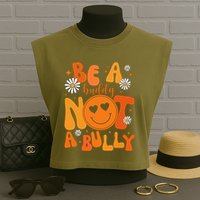 Be A Buddy Not A Bully Unity Day Anti Bullying Garment-Dyed Women's Muscle Tee