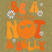Be A Buddy Not A Bully Unity Day Anti Bullying Garment-Dyed Women's Muscle Tee