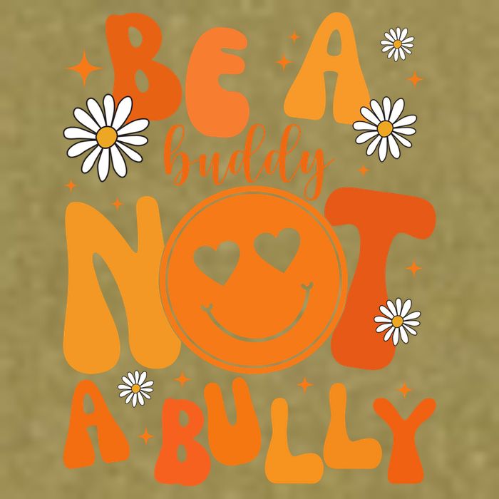 Be A Buddy Not A Bully Unity Day Anti Bullying Garment-Dyed Women's Muscle Tee