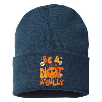 Be A Buddy Not A Bully Unity Day Anti Bullying Sustainable Knit Beanie