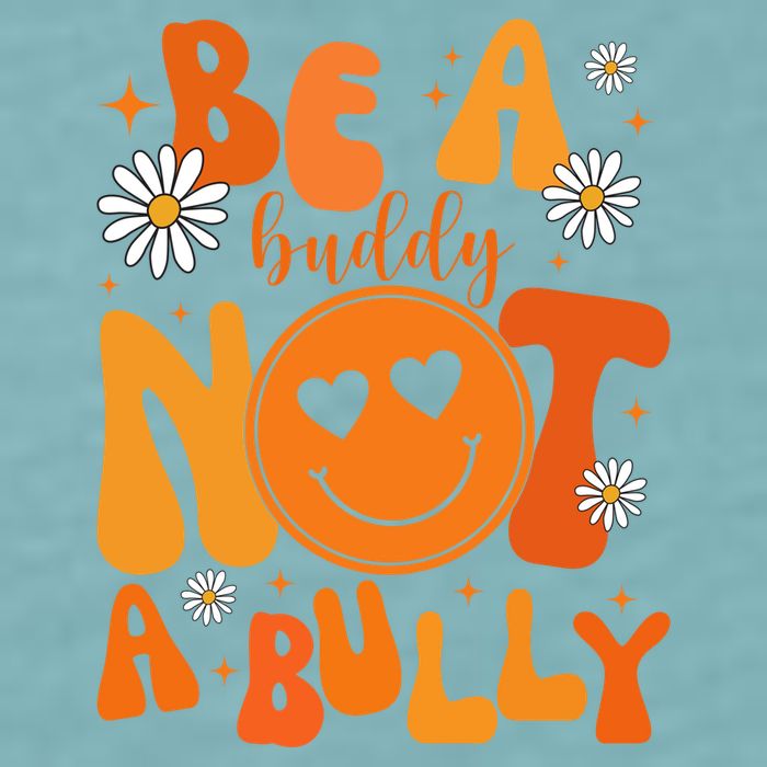 Be A Buddy Not A Bully Unity Day Anti Bullying Sueded Cloud Jersey T-Shirt