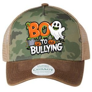 Boo Anti Bullying Funny Halloween Orange Unity Day Legacy Tie Dye Trucker Hat