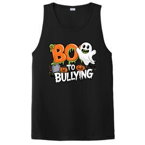 Boo Anti Bullying Funny Halloween Orange Unity Day PosiCharge Competitor Tank