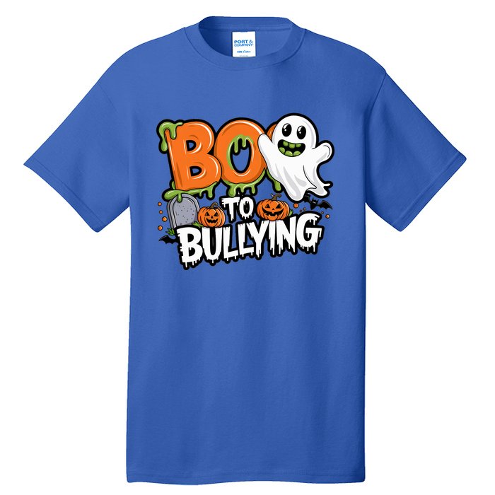 Boo Anti Bullying Funny Halloween Orange Unity Day Tall T-Shirt